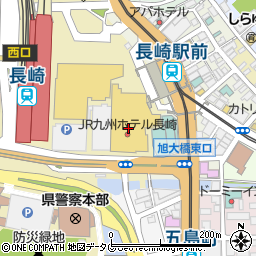 ＪＲ九州ホテル長崎周辺の地図