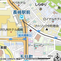 長崎県長崎市大黒町10-4周辺の地図