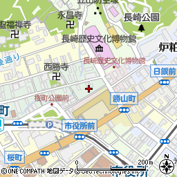 長崎県長崎市上町3周辺の地図