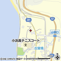 長崎県雲仙市小浜町北野253周辺の地図