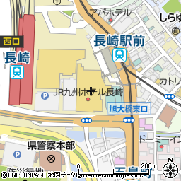 アミュプラザ長崎周辺の地図