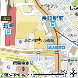 オクタホテル　アミュプラザ長崎店周辺の地図