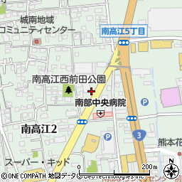 ハトのマークの引越センター熊本西センター周辺の地図