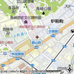 長崎県長崎市八百屋町2-1周辺の地図