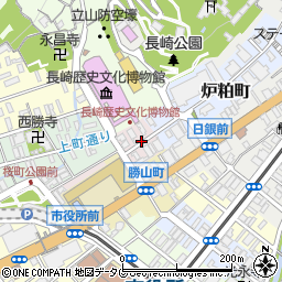 長崎県長崎市八百屋町周辺の地図