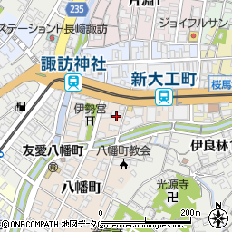 有限会社川虎かまぼこ本店周辺の地図