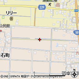 熊本県熊本市南区白石町周辺の地図