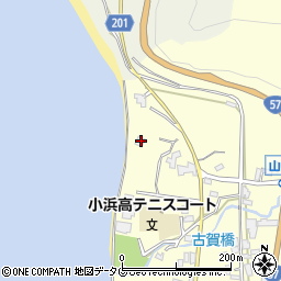 長崎県雲仙市小浜町北野266周辺の地図