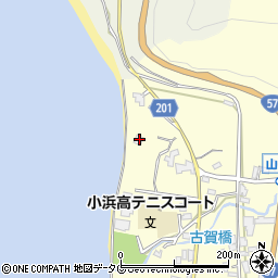 長崎県雲仙市小浜町北野266周辺の地図