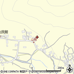 長崎県雲仙市小浜町北野2466周辺の地図