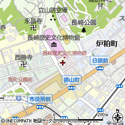 長崎県長崎市八百屋町35周辺の地図