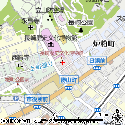 長崎県長崎市八百屋町36周辺の地図