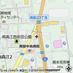 コスモ電材熊本南店周辺の地図