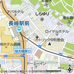 長崎県長崎市大黒町9周辺の地図