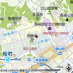 長崎県長崎市上町4-8周辺の地図