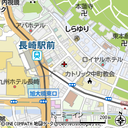 ホテルウイング・ポート長崎周辺の地図