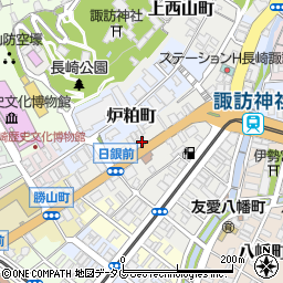 長崎県長崎市馬町周辺の地図