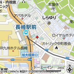 うまかもん亭駅前店周辺の地図