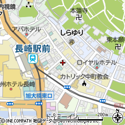 長崎県長崎市大黒町9-7周辺の地図