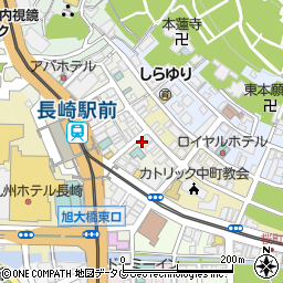 長崎居酒屋 和 KAZU周辺の地図
