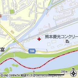 熊本県熊本市東区画図町大字下無田1823周辺の地図