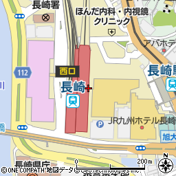 大阪屋 長崎駅店周辺の地図