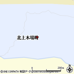 長崎県島原市北上木場町周辺の地図