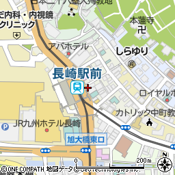 ローソン長崎駅前通店周辺の地図