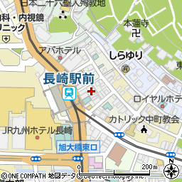 長崎県長崎市大黒町7-6周辺の地図