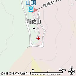 稲佐山公園周辺の地図