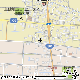 熊本県熊本市南区並建町800周辺の地図