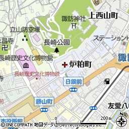 日本銀行長崎支店周辺の地図