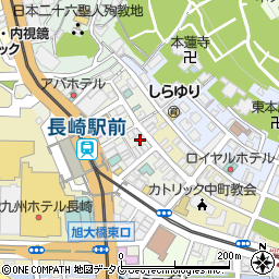 新日本補聴器株式会社　新日本補聴器センター　長崎店周辺の地図