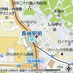 長崎県長崎市大黒町6-14周辺の地図