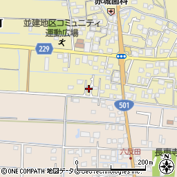 熊本県熊本市南区並建町803周辺の地図