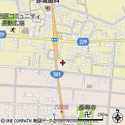 熊本県熊本市南区並建町172周辺の地図