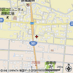 熊本県熊本市南区並建町172周辺の地図