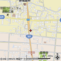 熊本県熊本市南区並建町172-2周辺の地図