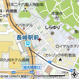 鳥政 長崎駅前店周辺の地図