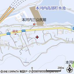 長崎県長崎市本河内周辺の地図