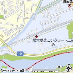 熊本県熊本市東区画図町大字下無田1813周辺の地図