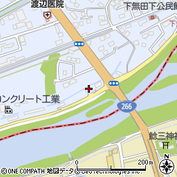熊本県熊本市東区画図町大字下無田1706周辺の地図