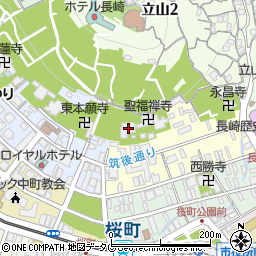 觀善寺周辺の地図
