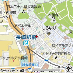 長崎県長崎市大黒町5-12周辺の地図