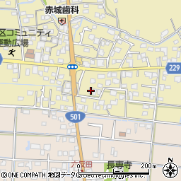 熊本県熊本市南区並建町168周辺の地図