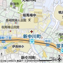 長崎県長崎市桜馬場2丁目4-5周辺の地図