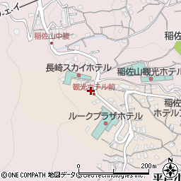 大阪やき三太 稲佐山店周辺の地図