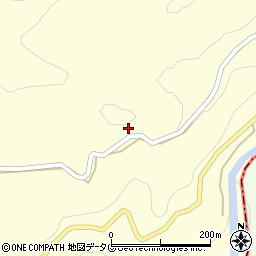 熊本県上益城郡御船町田代7882周辺の地図