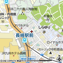 長崎県長崎市大黒町5-6周辺の地図
