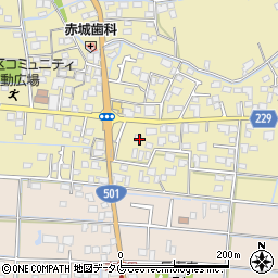 熊本県熊本市南区並建町166-2周辺の地図